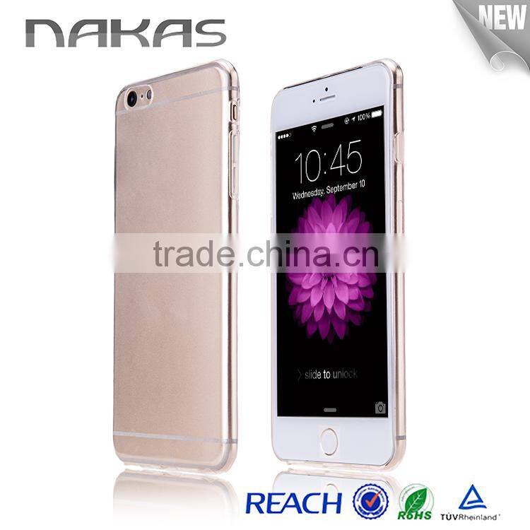 New design 0.5mm colorful transparent case for iphone6 case