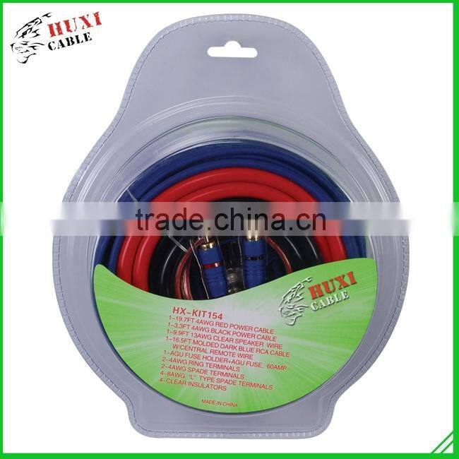Popular amplifier cable kits,4GA Low Price Power amplifier kit