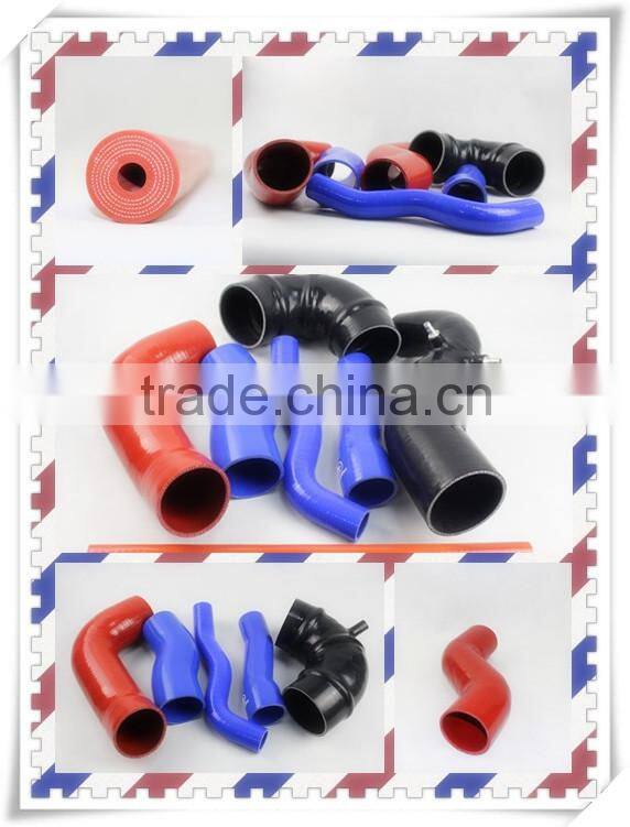 Red Formed Auto High Pressure Custom Radiator Silicon Pipe
