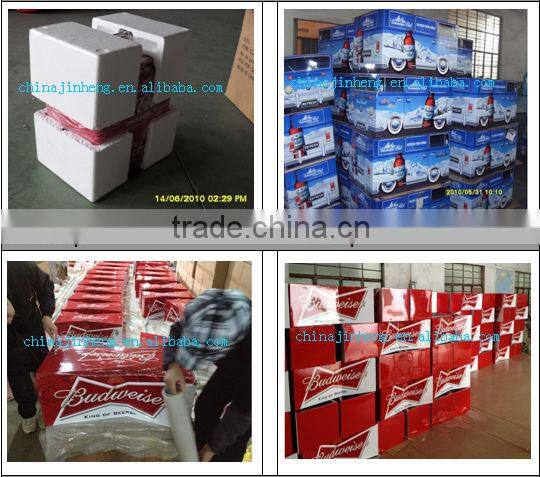 Outdoor pull up bars cooler box