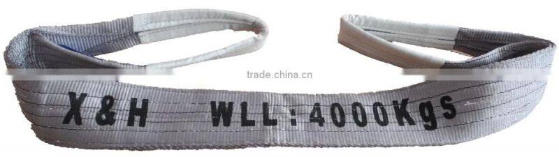 4T double flat polyester lift sling