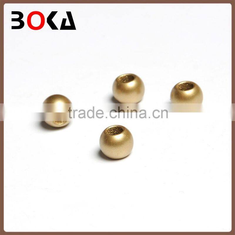 http:// latest design golden round with hole alloy beads // garment beads accessories //