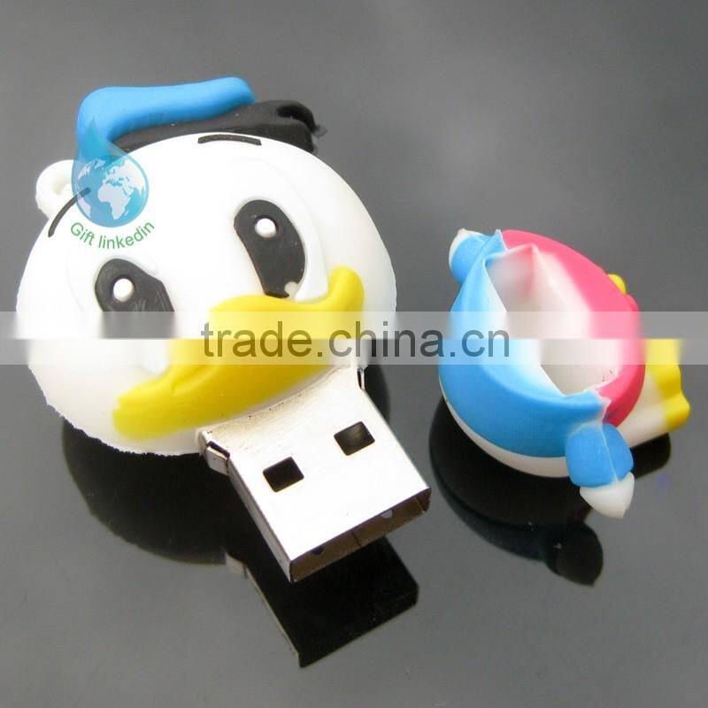 professional custom made soft pvc guitar flash drive cartoon usb drive