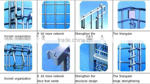 Alibaba supplier galvanized steel cage container