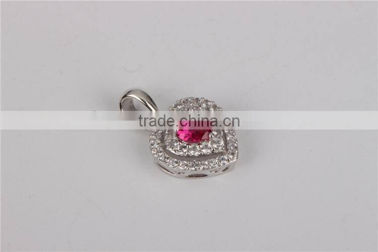 2015 new design silver jewelry for girl 925 sterling silver pendent necklace