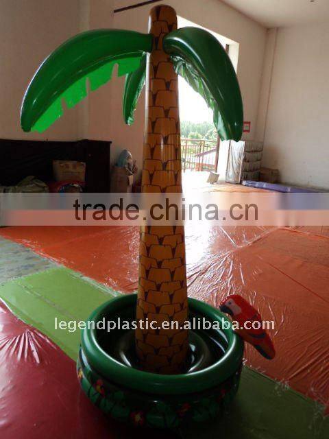 pvc inflatable coconut tree wine pool cooler