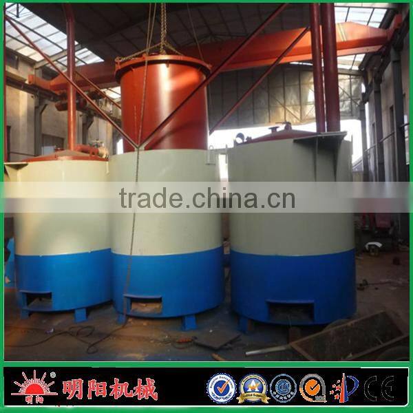 Smokeless Mingyang brand wood briquette carbonization furnace with electric hoist