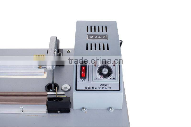 2015 new heat selling professional plastic simple foot hot isostaic press sealing machine with cutter