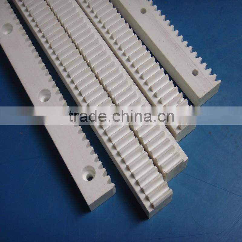 OEM customized straight nylon rack pinion gear design plastic pom cnc gear rack