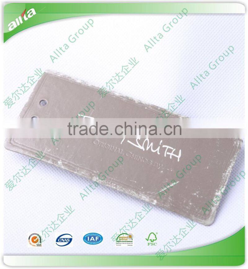 Custom china jeans hang tag paper hang tags, direct factory