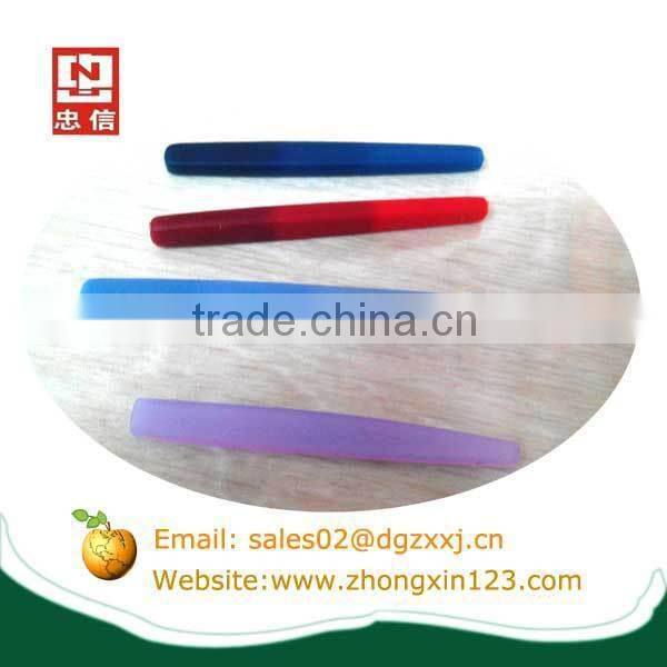 Gradient color silicone temple tips for glasses