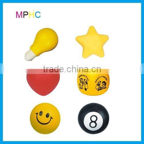 Promotional Anti stress Toy Ball Star shaped Squeeze ball Keychain