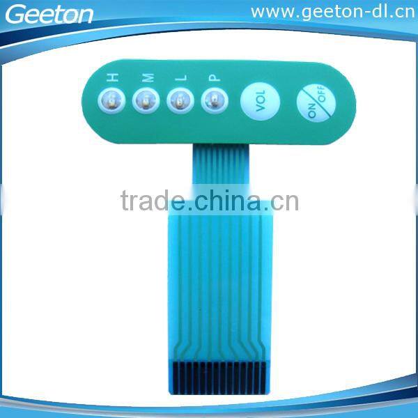 high quality membrane switch 10 keys touch screen keyboard