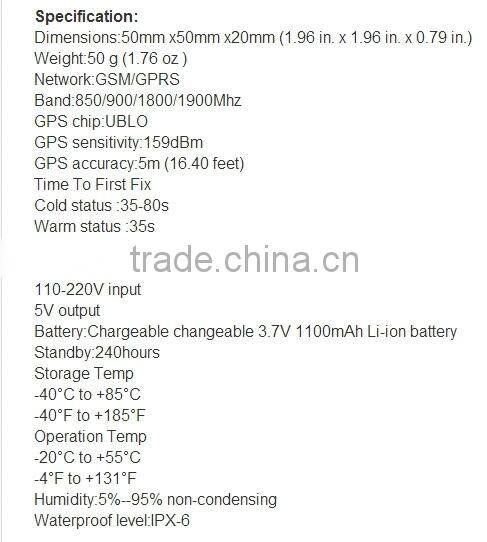 Pet GPS Tracker Tracking Location GSM Dog Mini Pets Locator Real Time Black New