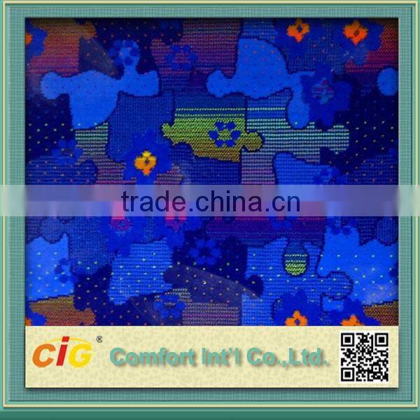 screen printing auto fabric/bus fabric/auto fabric for car seat cover