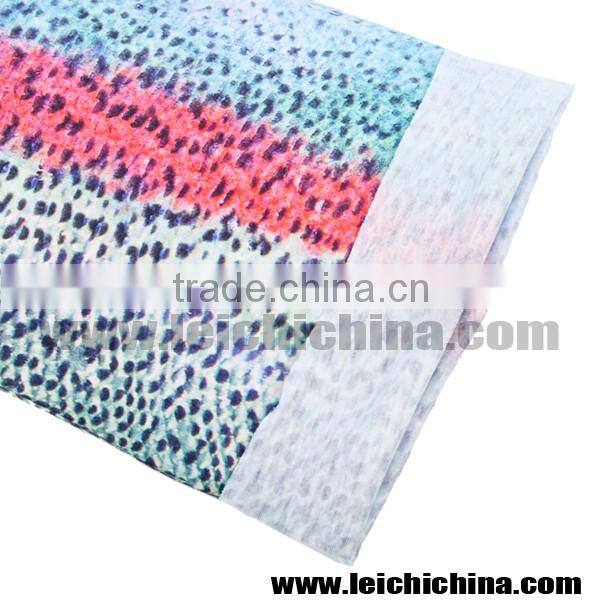 Rainbow trout skin custom bandana scarf