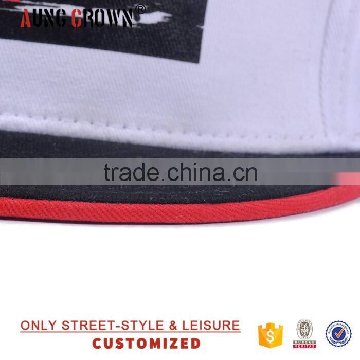 customize printed pattern snpaback hat/printed fitted snapback hat/printed custom snapback