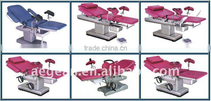 AG-S102B CE manual chair gynecological examination set