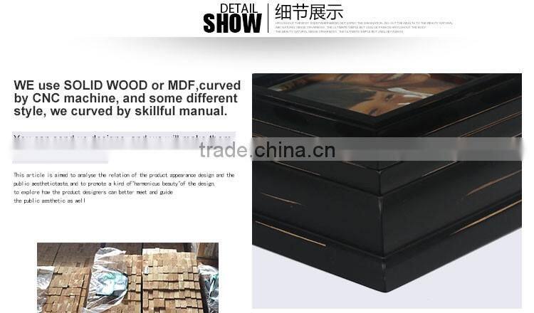 Latest design Wooden gift Box standard moulding photo frame