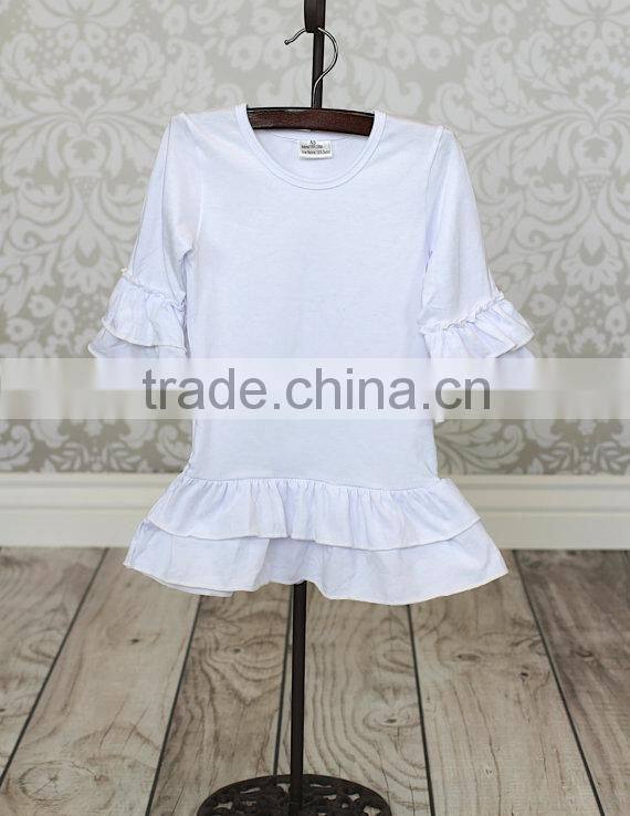 Cotton stripes Hot Sale Kids Shirts Lovely girls T shirts vertical stripes long sleeves t shirt kids