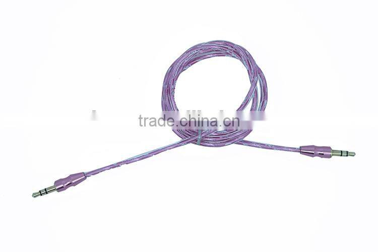 manufacture audio/DC3.5m to DC3.5mm transparent cable