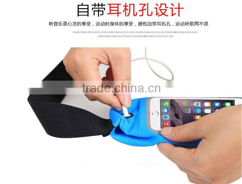 Waterproof Colorful Multifunctional touch Cycling Sport Waist Bag for Running Cycling All Outdoor