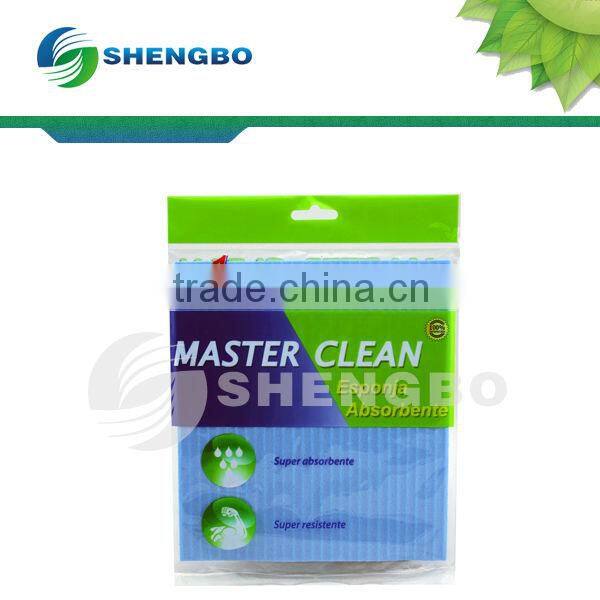 Super absorbent household cleaning sponge 18CM*20CM BLUE/RED