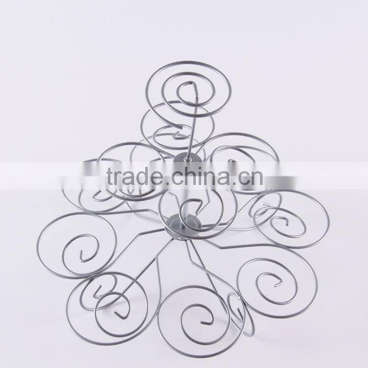 Multi-Tiered Metal Dessert and Cupcake Stand