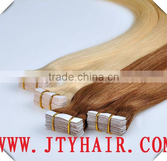 High quality blonde color prebondle tape tip hair extension