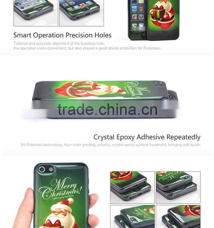 Unique blank back gel skin for iphone 5S