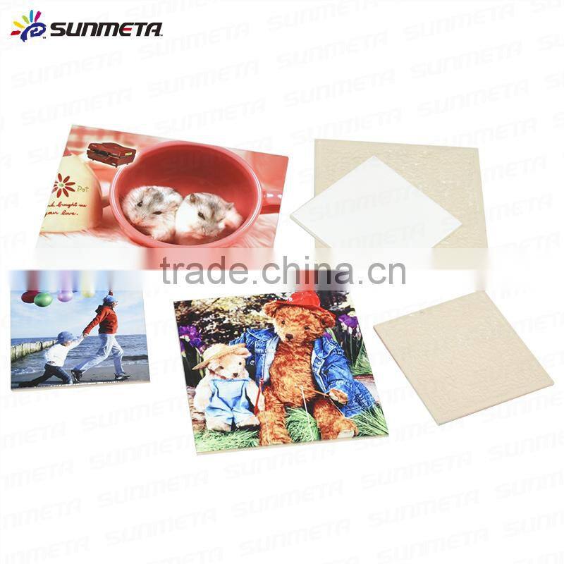 printable sublimation ceramic tile for customized printing,blank tile
