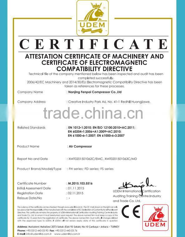 54cfm 435psi industrial air compressor