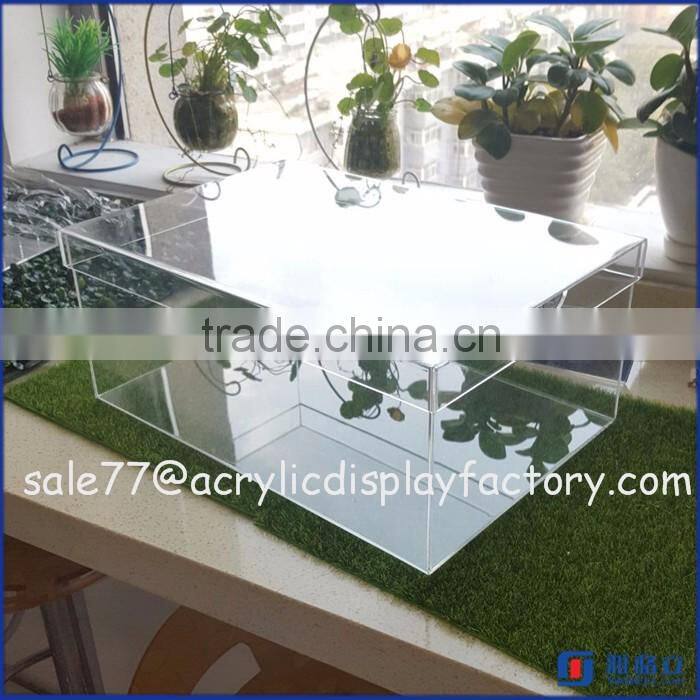 Clear Acrylic Glass Shoe Display Case, acrylic shoe display box