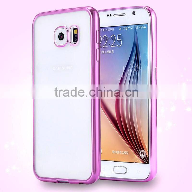 2016 hottest TPU cell phone case for Samsung S6 Edge