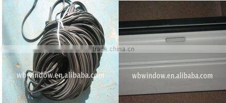 2016 Newest style PVC/UPVC cheap house casement doors with forsted glass for sale