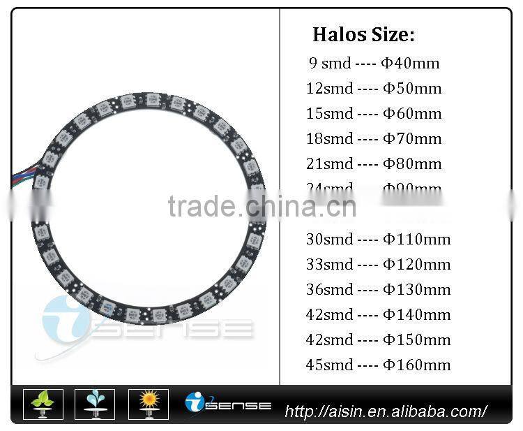 2015 hot sale 90mm Halo Rings Led Angel Eye