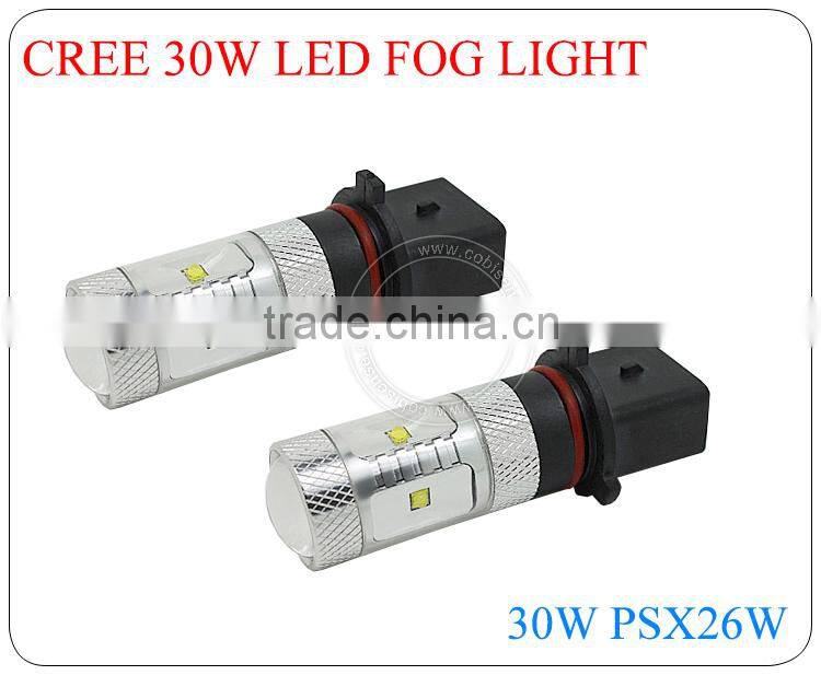 MOTORCYCLE FOG LIGHT LED PSX26W CREEs 30W FOG LAMP NEW