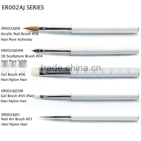 Top quality kolinsky sable nail art brush pure color