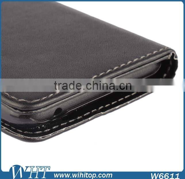 China Supplier Flip Wallet Cover Genuine Leather Phone Case for Sony Xperia E4