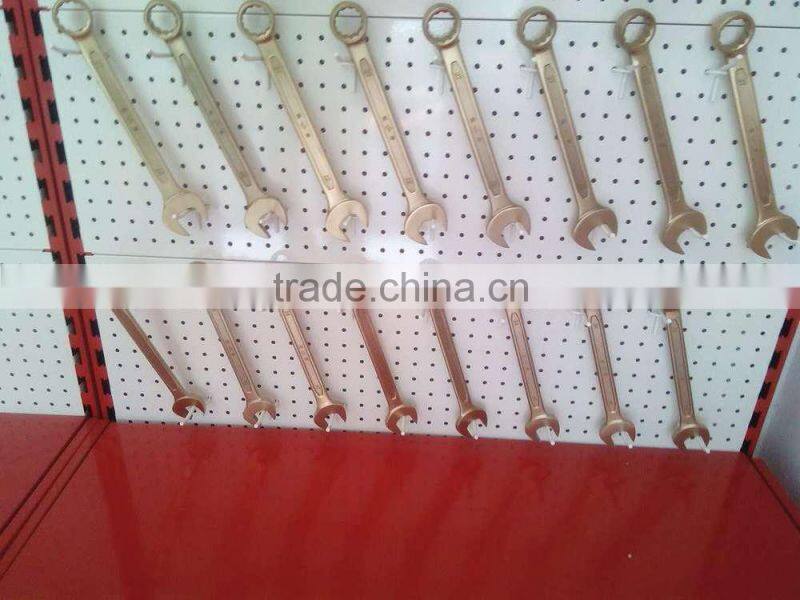 Non sparking open end ring end spanner