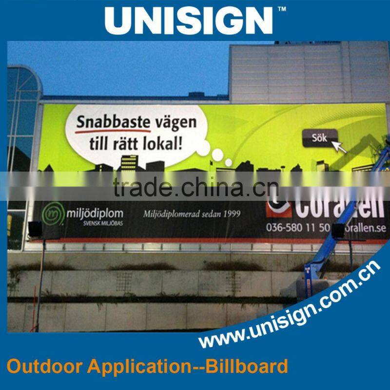 Unisign Water proof construction Hot sale Laminated Frontlit Flex Banner
