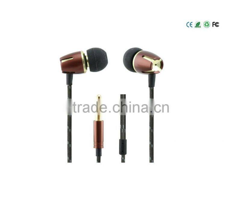 Matel In Earphone Mono Stereo Handfree mp3