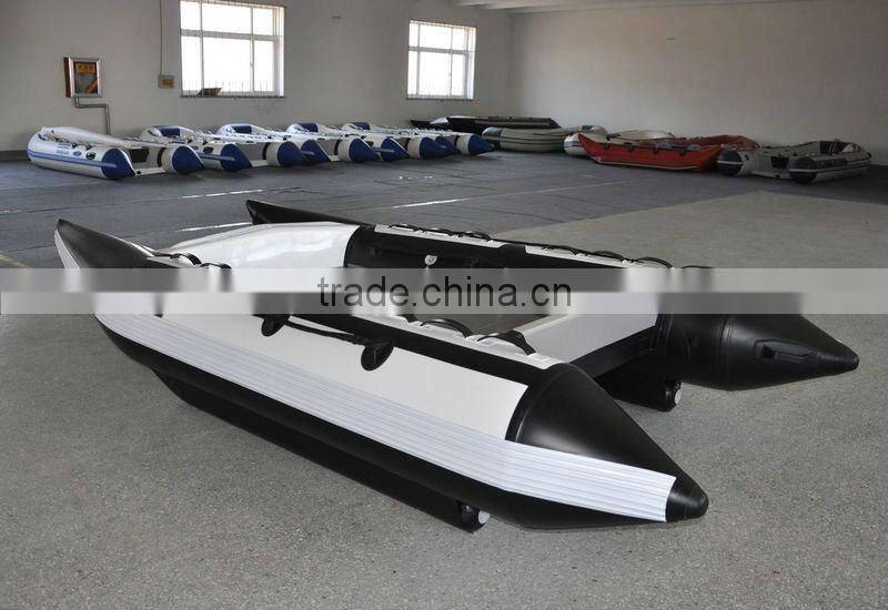 PVC/Hypalon material high speed Inflatable Boat Catamaran 330