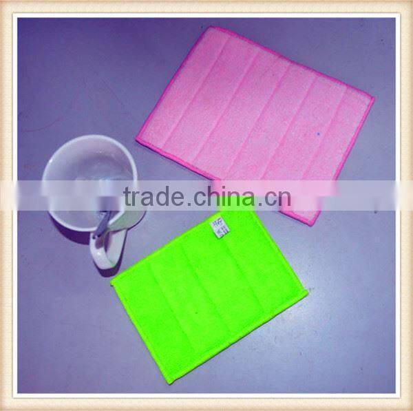 Kitchen dish cup sponge chenille microfiber cheap rag rugs