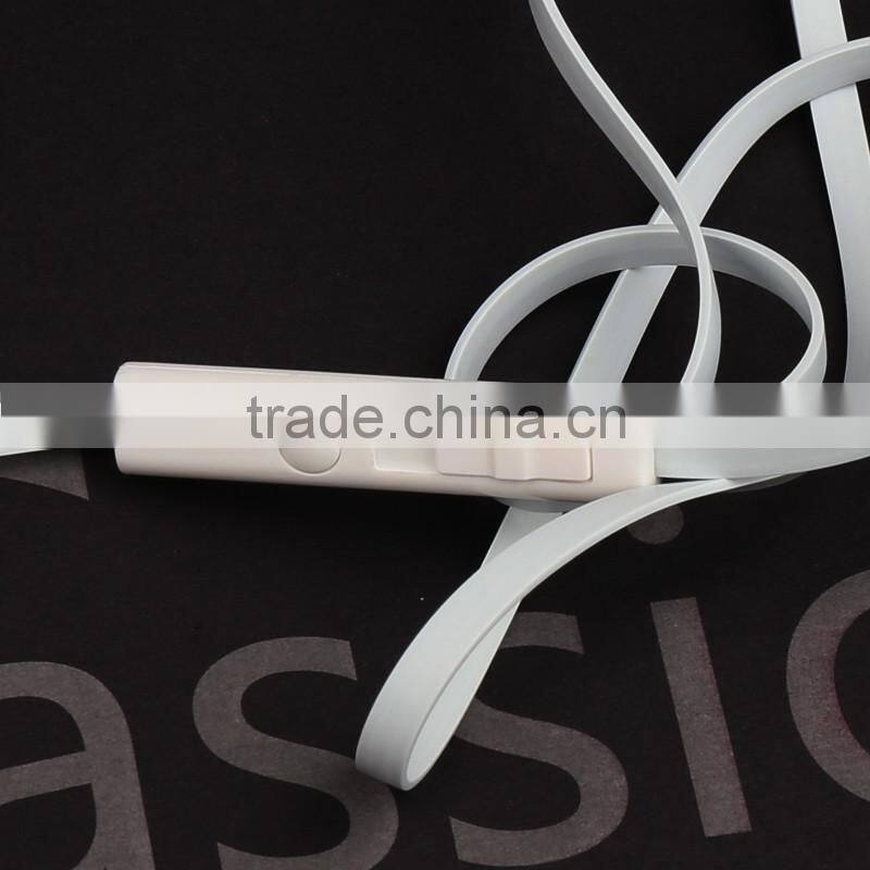 Mobile Phones Used Flat Wire Shenzhen Earphone with Mic