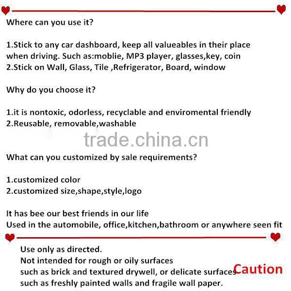 mobile phones accessories magical rectangle sticky pad