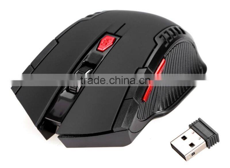 6 Buttons 2.4GHz Wireless USB Receiver Optical Mouse Mice for Laptop Computer PC Game