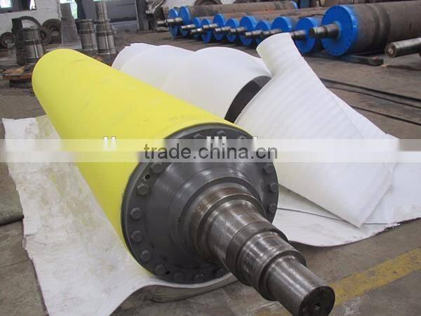 rubber roll for tissue paper machine