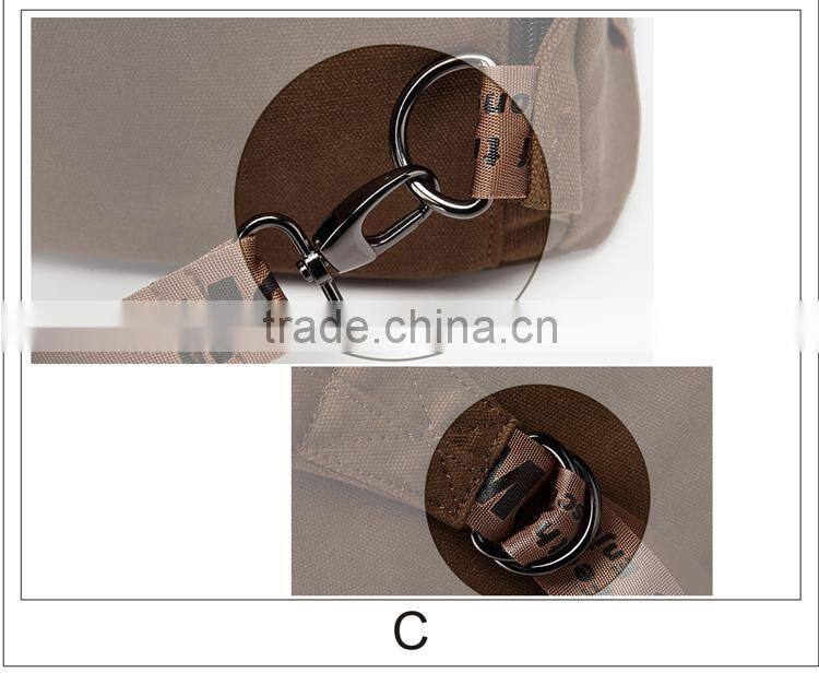 unique new fashion school canvas backpack Korea handbag backpack