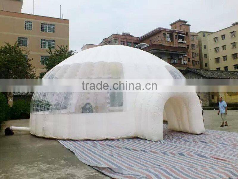 Outdoor Gaint Clear inflatable marquee for party